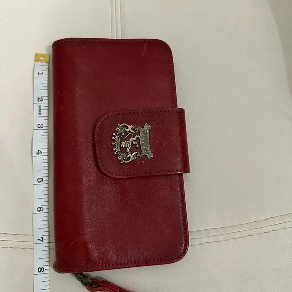 Pratesi Firenze Italian Leather Women's Clutch
Wristlet Walker Red - Picture 4 of 10